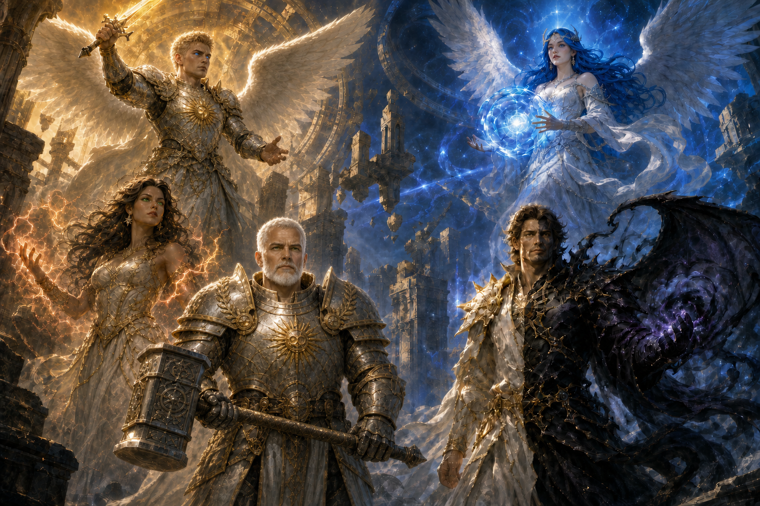 The Guardians: Leo, Agnis, Tarus, Nerea, and Lucero